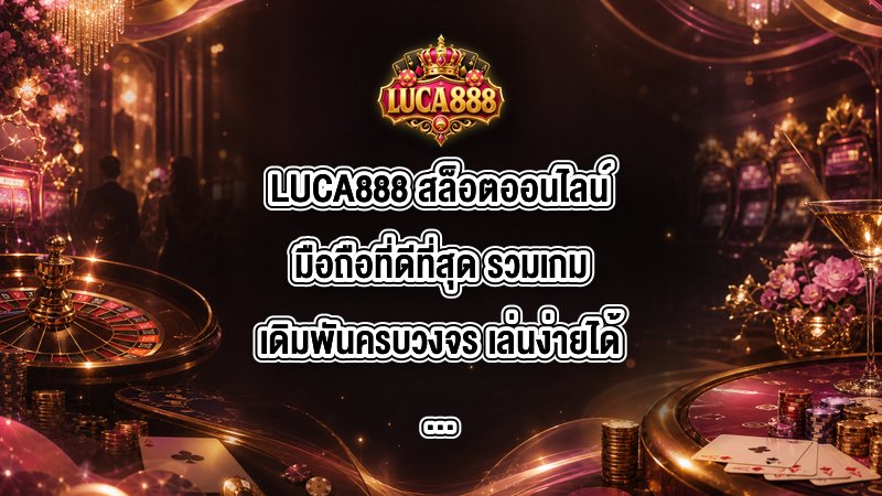LUCA888 สล็อตออนไลน์มือถือที่ดีที่สุด